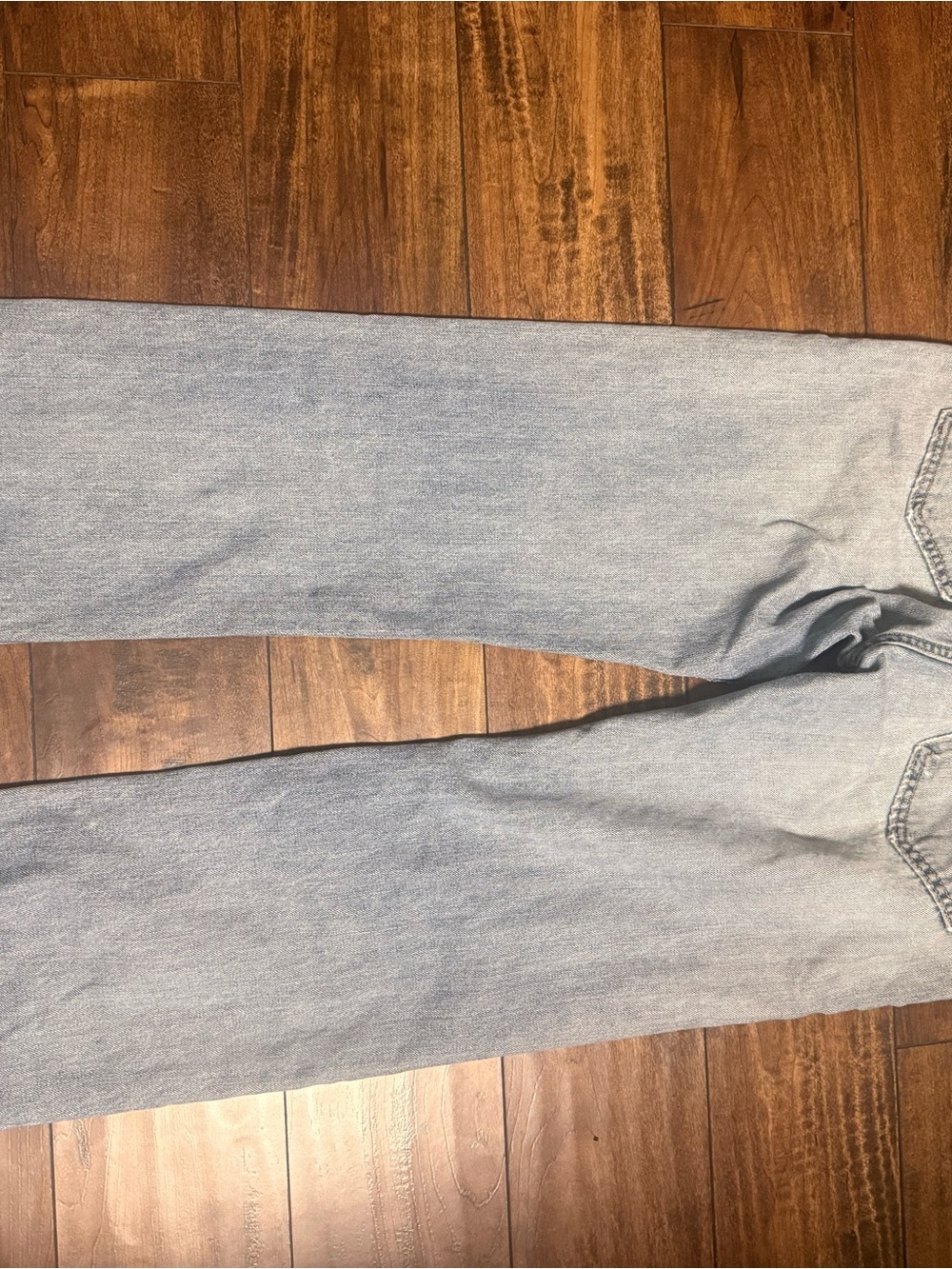 Levi's Light Blue Distressed Boyfriend Jeans - Picture 5 of 5